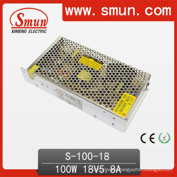 100W 18VDC AC-DC Single Output Switching Power Supply